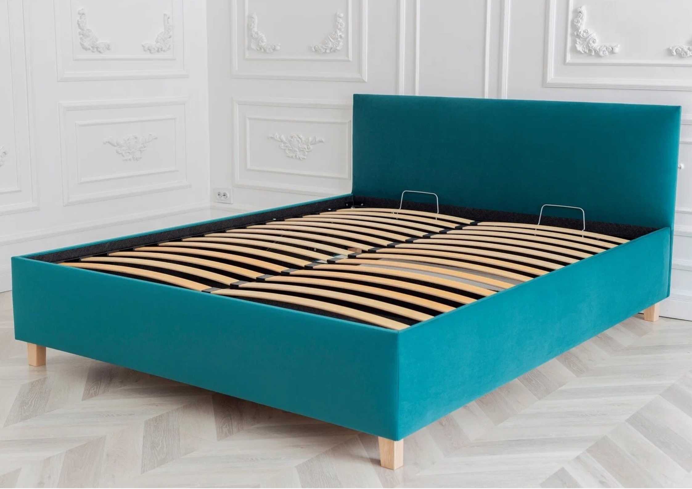 Łóżko skandynawskie z zagłówkiem 120x200